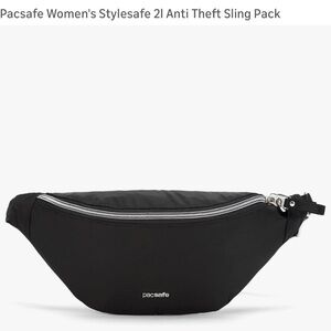 Pacsafe Black Stylesafe Anti-Theft Sling Pack
